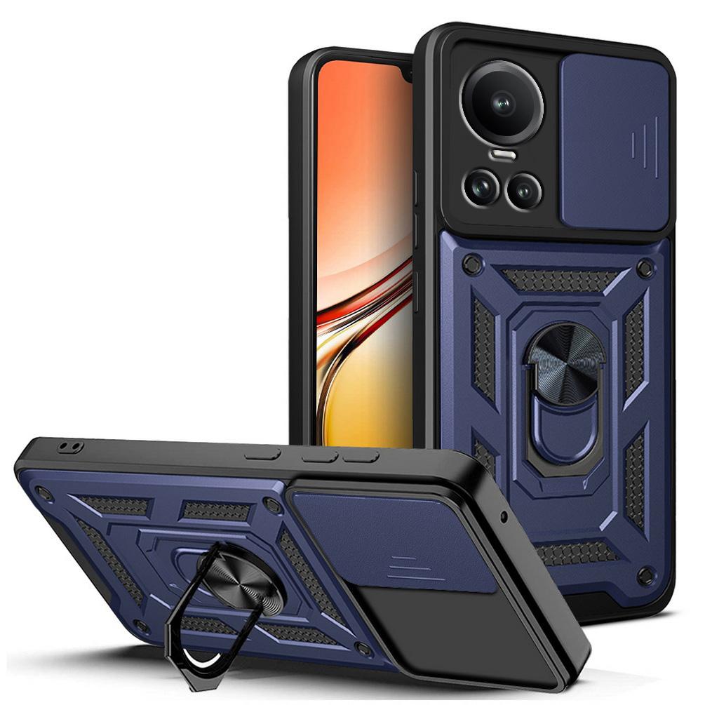 Camera Protect Case for Reno 10 Pro Reno 8T 8 Pro + 7 Pro 7Z 6 6Z 5 Reno 4 Lite OPPO Find X5 Lite X3 Armor Hybrid Ring Cover