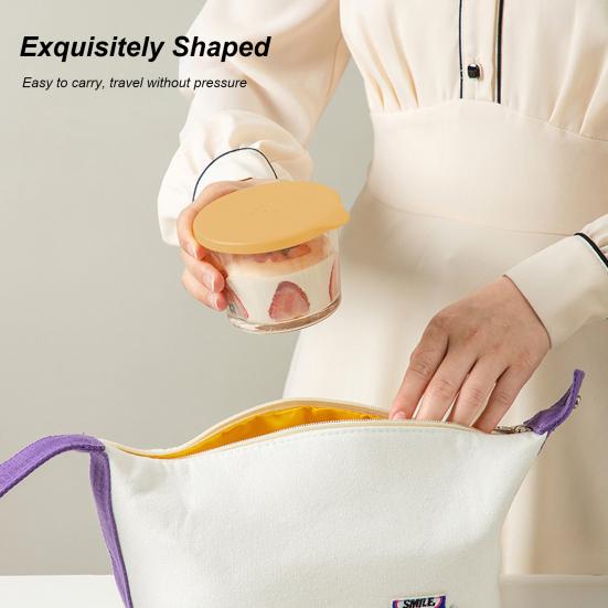 Удобный прочный герметичный многоцелевой видимый стеклянный круглый контейнер для приготовления еды, кухонные принадлежности, коробка для хранения продуктов питания