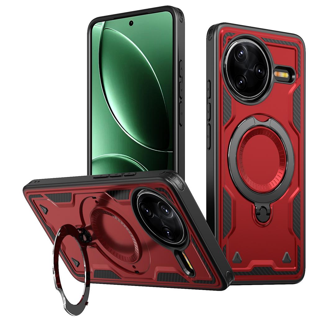 Magnetic Case For Xiaomi Redmi K80 5G/K80 Pro 5G/Poco F7 Pro 5G/F7 Ultra 5G Military Protection PC+TPU Kickstand Phone Cover
