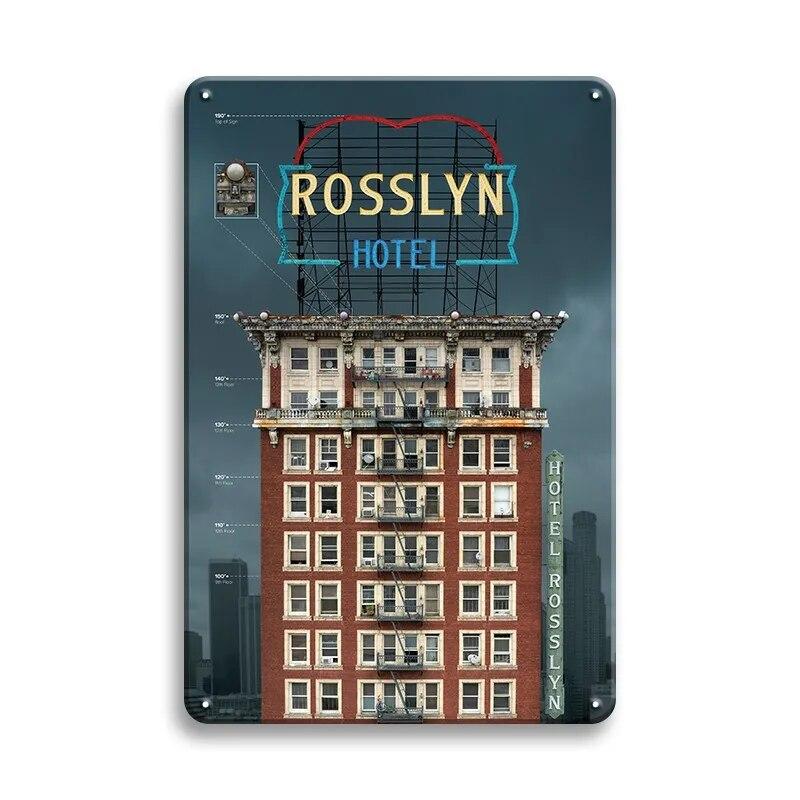 Beautiful City Landmarks Retro Posters Paris Dubai Building View Metal Tin Sign Living Room Bedroom Home Decorative Art Painting