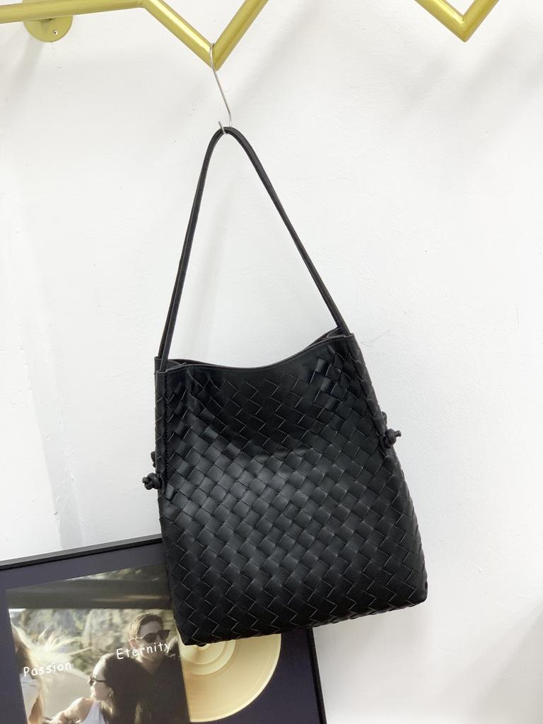 Новая женская сумка из коровьей кожи, плетеная корзина для овощей, большая вместимость, сумка через плечо на одно плечо, плетеная для женщин