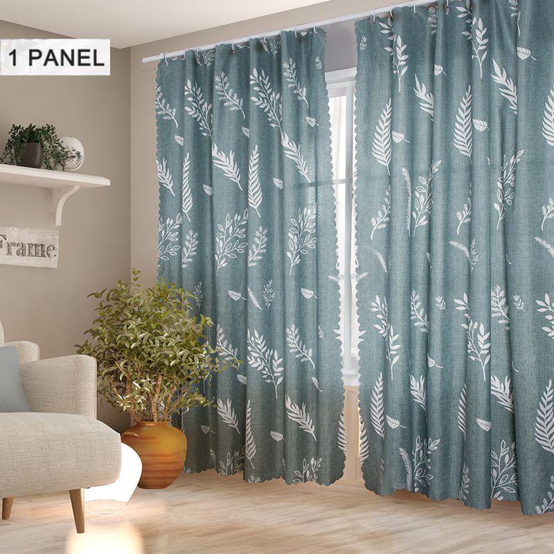 Современная светонепроницаемая штора с нордическим дизайном и простыми крючками