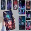 Чехол Cyberpunks City Night для iPhone 12 11 13 14 15 Pro Max Mini XR X XS MAX 5S 7 8 Plus SE 2022 SE 2020