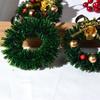 2/1pcs Miniature Christmas Wreath Mini Hanging Xmas Wreath Dollhouse Christmas Tree Decor New Year Garland Wall Decoration
