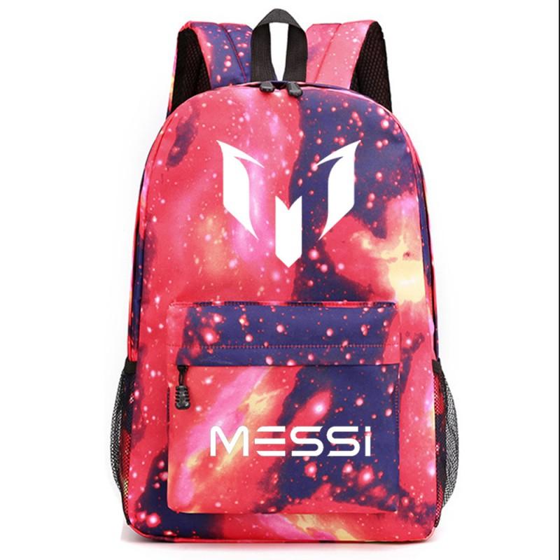 Unisex Oxford Fabric School Backpack Teen Students Lightweight Durable Laptop Bag With Character Print