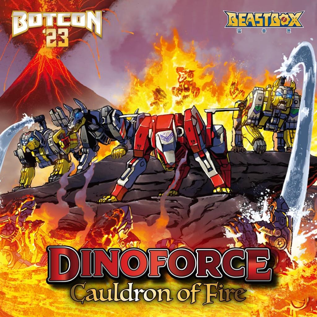 BEASTBOX 52TOYS BOTCON Limited Edition Игрушка-трансформер Собака Четыре робота могут быть объединены Игрушка-трансформер Окрашенная высокоподвижная фигурка