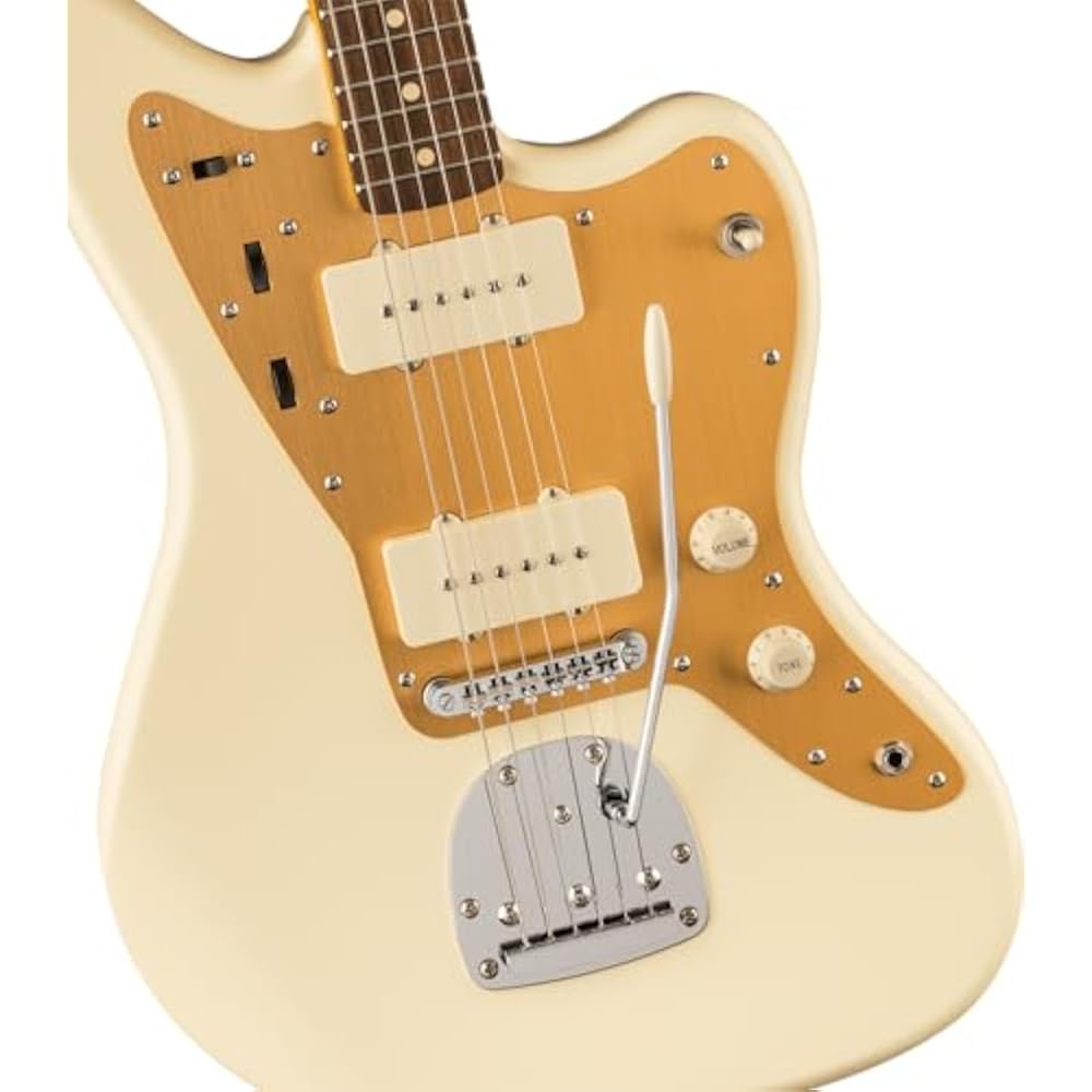 Электрогитара Squier by Fender J Mascis Jazzmaster®, Накладка из лаврового дерева, Винтажный белый с мягкой...