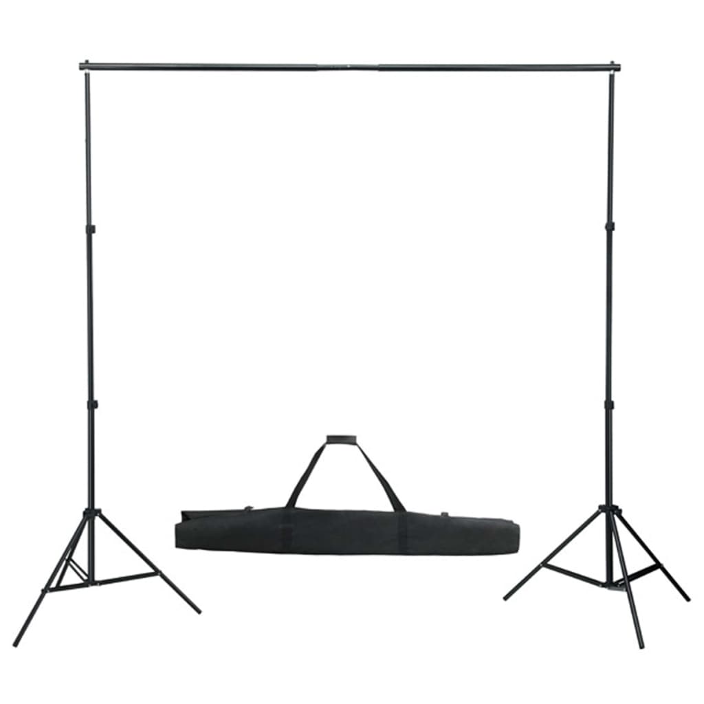 Photo Studio Set with Softboxes and Background System