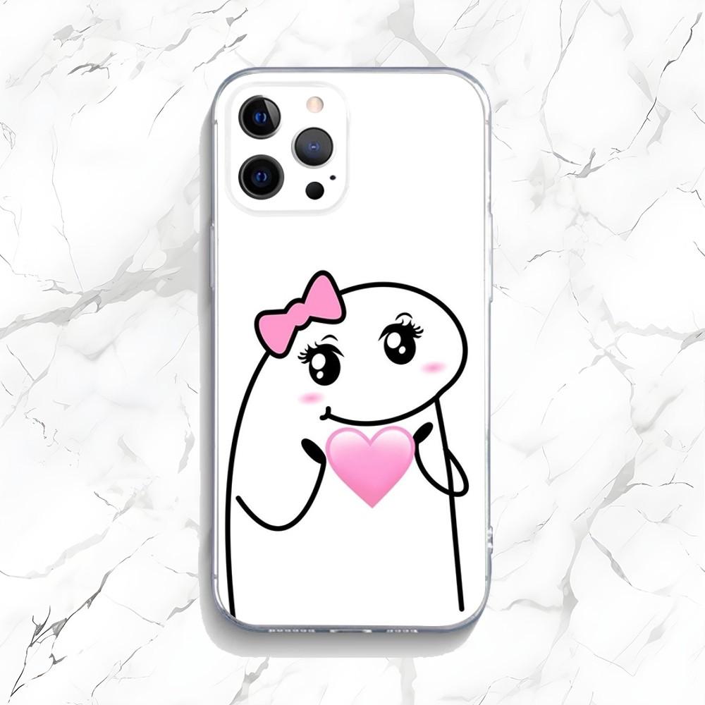 Funny C-Celular Flork Phone Case For iPhone 16,15,14,13,12,11 Plus,Pro,Max,XR,XS,X,7,8 Plus,SE,Mini Transparent Shell