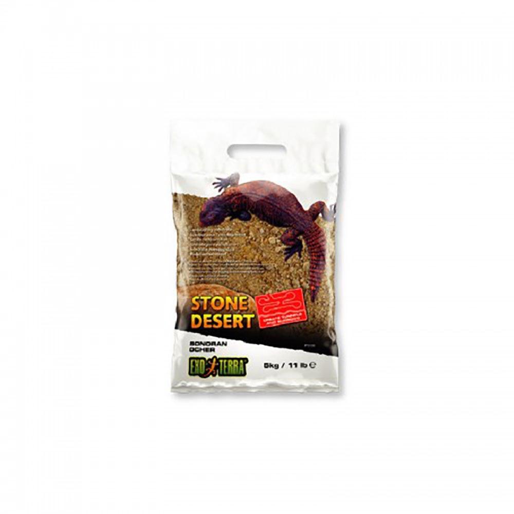 Exo-Terra Substrat Désert de Pierres Sonora Ocher reptile substrate 20kg ocre