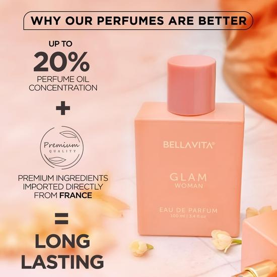 Bella Vita Роскошный мужской и женский набор Skai Edc & Glam Edp, 2 флакона премиального стойкого аромата, водяные ноты и , по 100 мл каждый