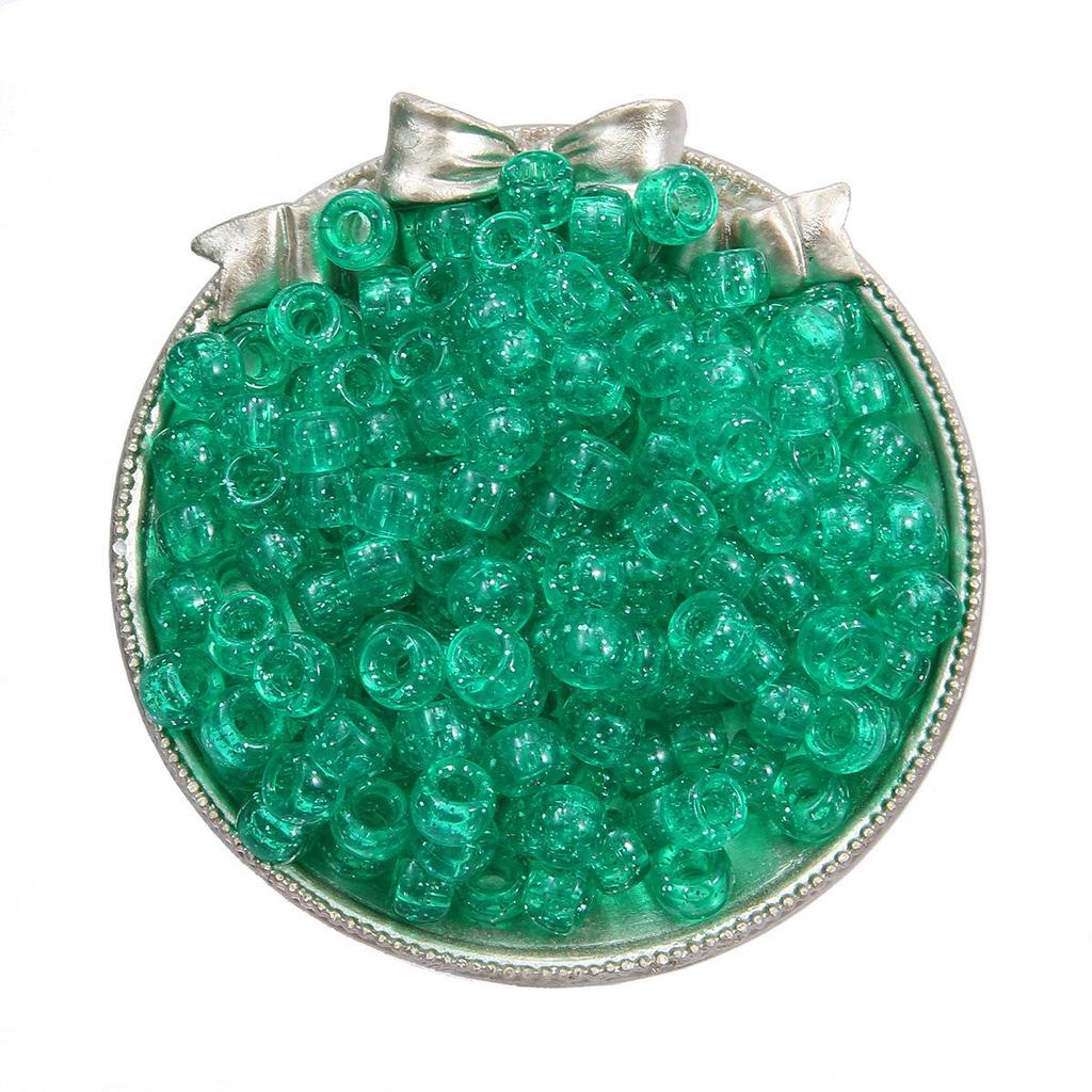 Акриловые бочкообразные бусины с большим отверстием 9x6 мм для изготовления браслетов своими руками