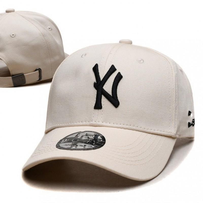 Yankee NY Embroidered Baseball Cap Adjustable Curved Brim Sun Hat Men Women Outdoor Sports