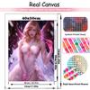 5D DIY Алмазная картина Крылья ангела Полный квадрат Круглый Алмазная мозаика Мультфильм Портрет Фэнтези Искусство Украшение для дома Подарок