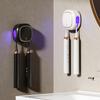 Small Non-punching Toothbrush Sterilizer with UV Sterilization and Drying Function, Wall-mounted Smart USB Rechargeable Toothbrush Holder RA-966
