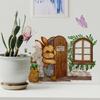 Rabbit Butterfly Wallpaper Creative Decoration for Living Room Bedroom Wall Sticker Self-adhesive Wall Sticker