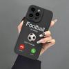 Графический чехол для телефона с изображением футбольного матча для iPhone 16 15 14 13 12 11 x XR Xs SE2 SE 8 7 plus pro Max mini силиконовая задняя крышка