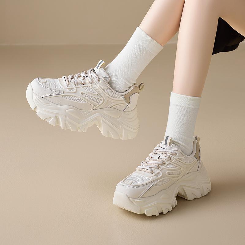 Августин платформа папины кроссовки женские 2025 новые летние повседневные спортивные туфли легкие и маленькие кроссовки для бега