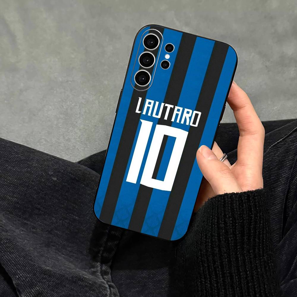 Чехол для телефона Lautaro Martinez для Samsung S25, S24, S21, S22, S23, S30, Ultra, S20, Plus, Fe, Note, 10, 9, 5G Черный чехол