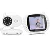 3,5-дюймовый беспроводной видеоняня, камера безопасности ночного видения, двусторонняя связь с температурой