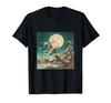 Cherry Blossom Moonlit Silence Japanese Night T-Shirt
