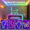Одноцветная RGB Неоновая Светодиодная Лента USB DC5V, Пульт Дистанционного Управления с 24 Клавишами, Смена Цвета, Праздничный Подарок, Свет для Атмосферы Вечеринки, Декор для Фестиваля