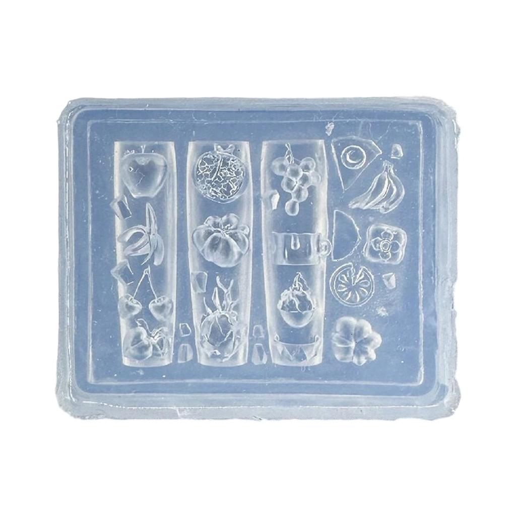 Silicone 3D Nail Embellishment Molds Delicate Shape Small Accessories Crafting Molds Present for Beauty Enthusiasts