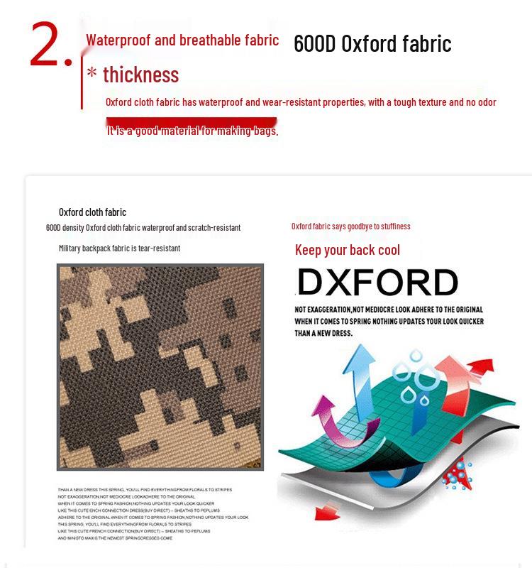 Водонепроницаемый походный рюкзак камуфляжной расцветки для улицы объемом 80 л - Большая вместимость для путешествий, кемпинга и спорта