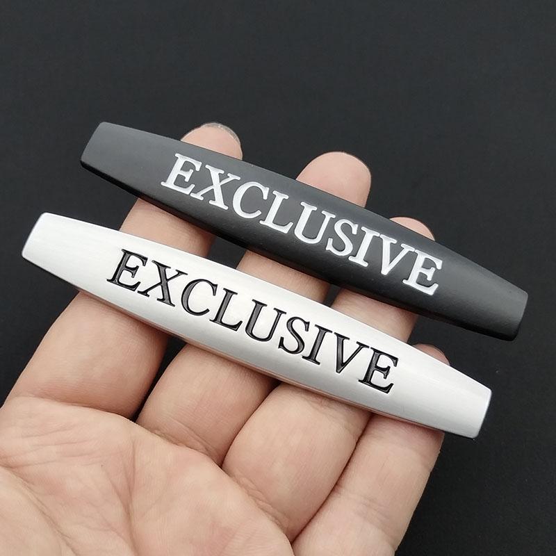 3D Metal EXCLUSIVE Styling Logo Emblem Badge Car Fender Sticker For Mercedes Benz C180 W205 W213 AMG Auto Decorative Accessories