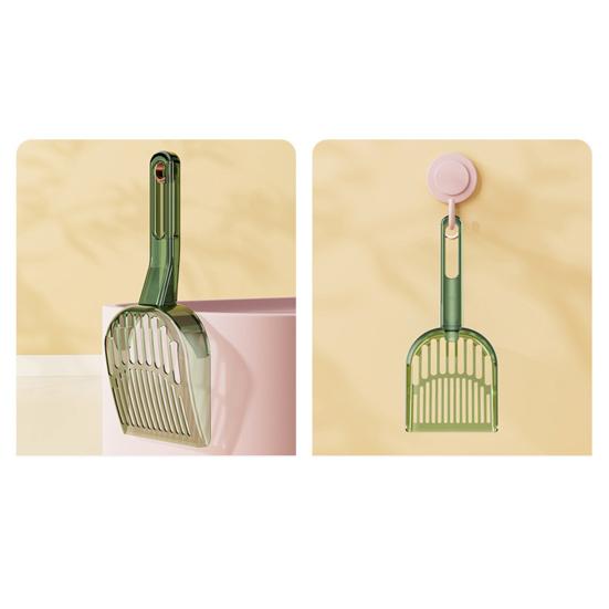 Лопатка для кошачьего туалета с эргономичной ручкой, расширенная полая конструкция, многоразовая лопатка для домашних животных, инструмент для чистки какашек