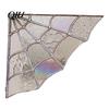 Hanging Gem Spider Decoration Spiderweb Door Topper, Acrylic Gothic Sun Catcher with Spiders, Web Halloween Rainbow Window Decor And Retro Dark