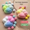 Красочная мягкая сквоши кошачья лапка игрушка для снятия стресса медленно поднимающаяся непоседа сенсорные игрушки для взрослых детей снятие тревоги сжимаемые подарки