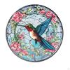 Beautiful Glass Bird Wall Decor for Home and Garden