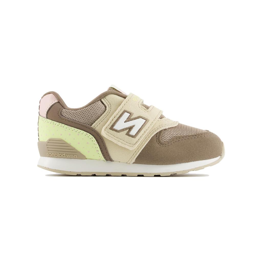 New Balance Износостойкие низкие детские кроссовки бежевые для малышей и детей ясельного возраста IZ996PA3