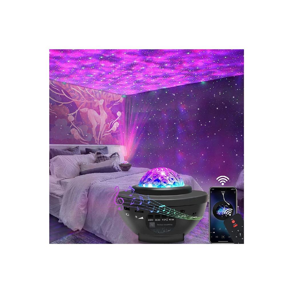 Проектор Ночник Bluetooth-динамик Bluetooth-лазерный свет Звуко-реактивный динамик Диско-лампа