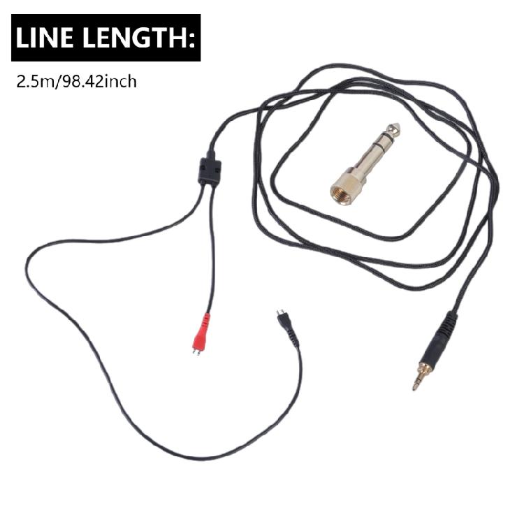 Плетеный аудиокабель 3,5 мм Aux для игровых наушников HD25 / HD560 / HD540 / HD480 / HD430 / HD414 / HD250
