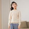 Kids Sweater 100% Merino Wool Children Winter Thick Wool Pullover Soft Warm Autumn Jumper Knit Top O-neck