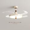 2025 Silent Luxury Ceiling Fan Light for Living Room, Bedroom, or Restaurant - Cream Style