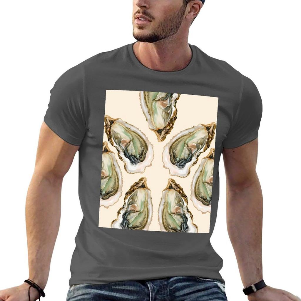 Oyster TShirt NonShrink Basic Cotton TShirt