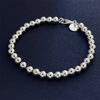 18-20CM 925 Sterling Silver Bracelet Exquisite 6MM Beads Women Fashion Wedding Party Gift Jewelry