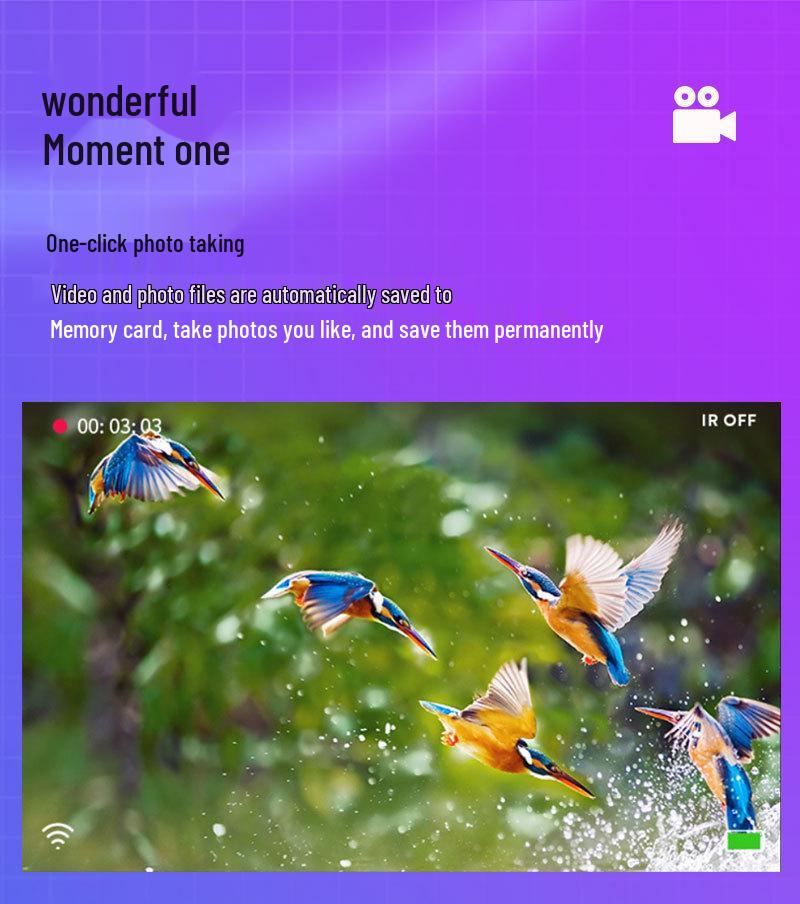 SYTONG HT-66 Night Vision Device: Infrared, Digital, HD, WiFi, Day/Night Dual-Use for Outdoor Photo & Video.