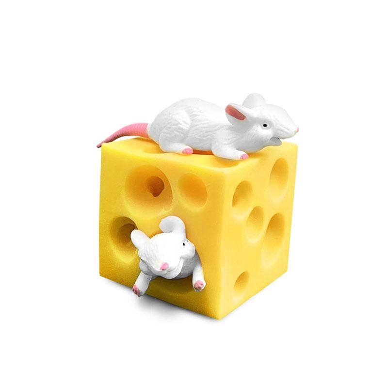 Мышь в сыре, игрушки для детей, антистресс, СДВГ, забавные подарки, Regalos Para Cumpleaños Infantil Invitados