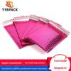 Rose Red Aluminized Bubble Bag: Waterproof, Shockproof Packaging for Clothing