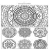 1Pcs 24 Pages Mandalas Flower Coloring Book For Children Adult Graffiti Drawing
