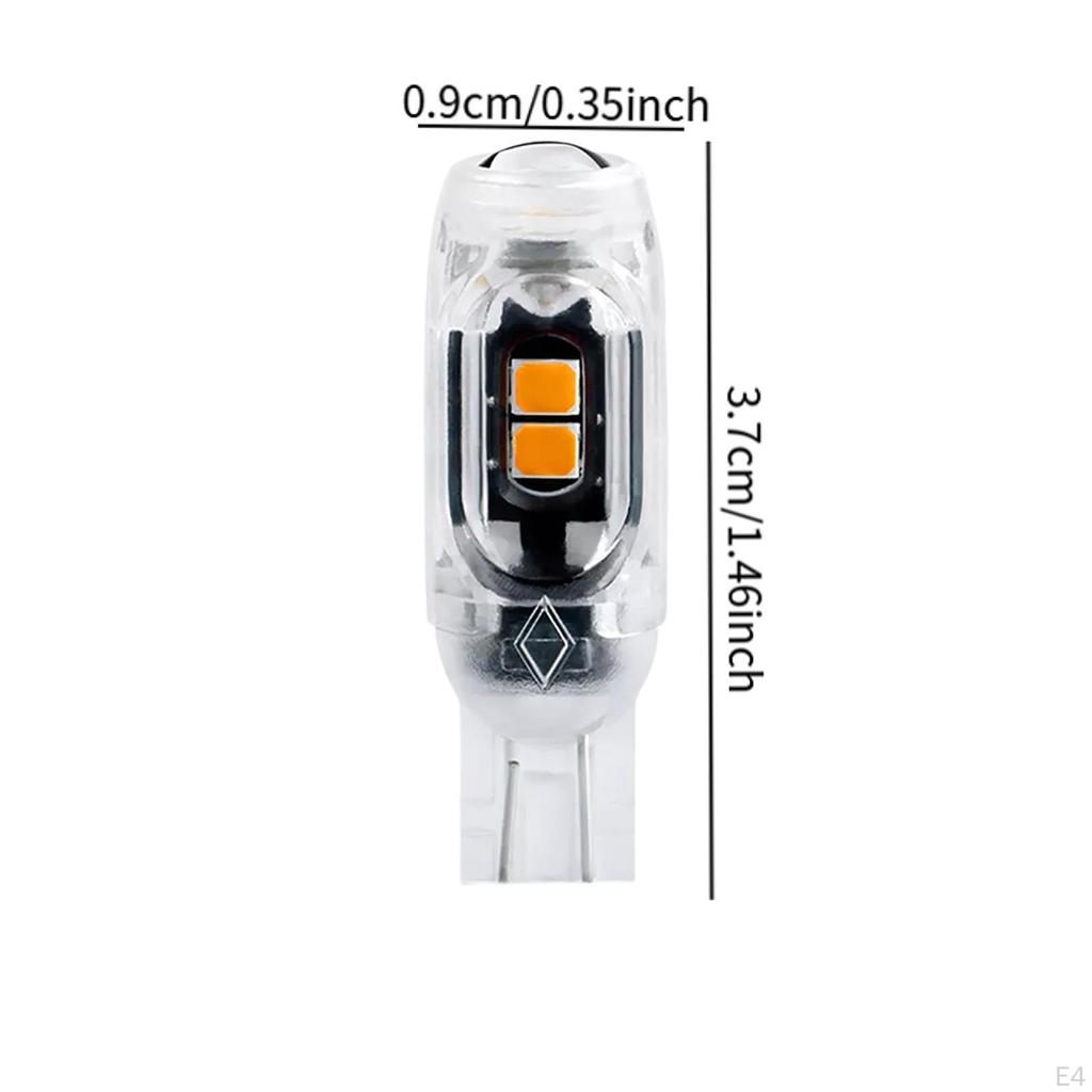 LED Bulb for Car Light DC 12V Practical Parts Wedge Replacement Auto