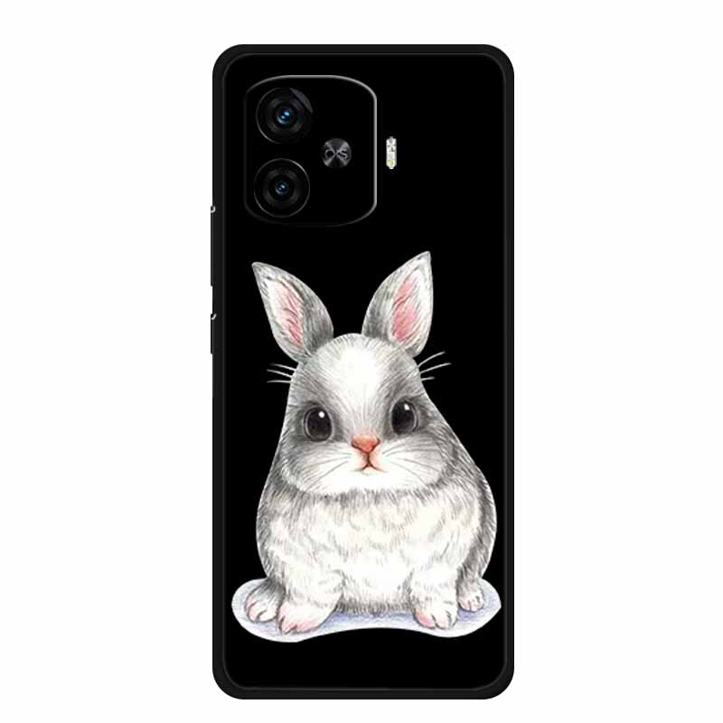 Черный силиконовый чехол для Vivo iQOO Z9 Turbo Plus Чехол Z 9 Turbo Coque Мягкая задняя крышка для телефона Vivo iQOO Z9 Turbo Мультяшный