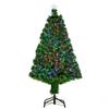 120cm Fiber Optic Christmas Tree Artificial Christmas Tree with 16 LED Lights in 3 Colors and PVC Branches