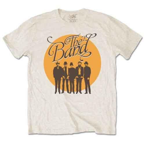 The Band Men's Cirlce Loge T-Shirt, Off-White (Sand), X-Large