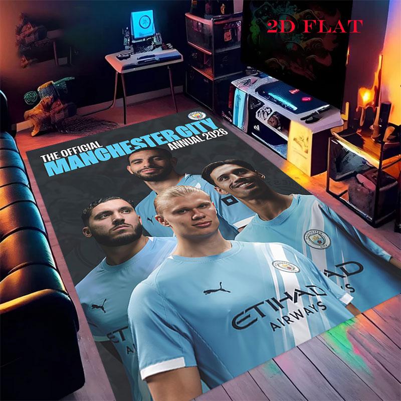 Bold MCFC Legacy Carpet Rug for Living Room Bedroom Home Sofa Decoration,Kids play Nonslip Floor Mat