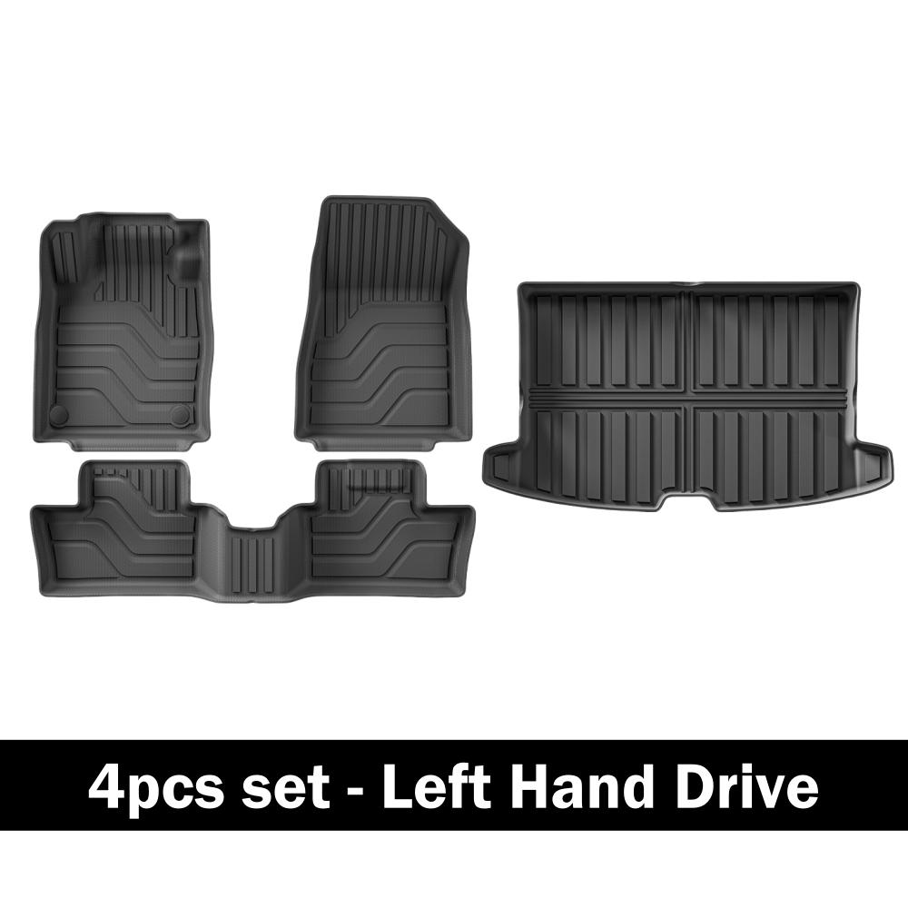 Для Nissan Juke 2025-2025 Коврики в багажник TPE 3D Коврик для ног Водонепроницаемый без запаха Комплект Левый руль